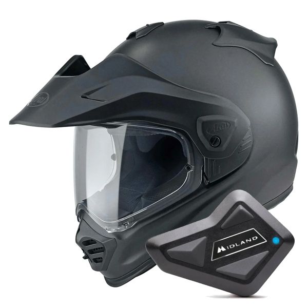 Integral Arai Tour-X5 Frost Black + Kit Bluetooth BT Mini Integral Arai Tour-X5 Frost Black + Kit Bluetooth BT Mini