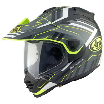 Arai Tour-X5 Trail Yellow White Black + Kit Bluetooth 5S Solo