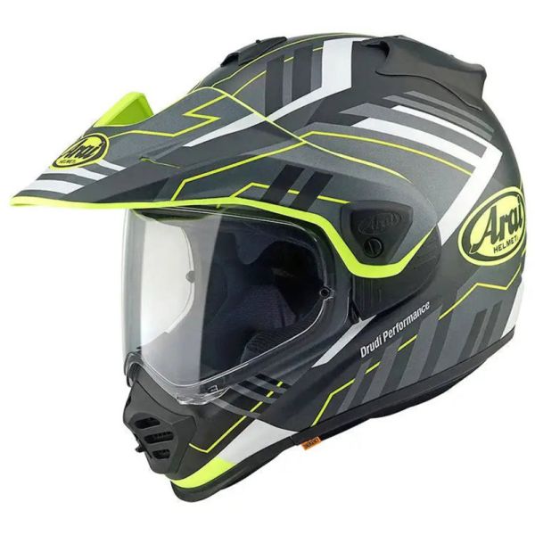 Integral Arai Tour-X5 Trail Yellow White Black Integral Arai Tour-X5 Trail Yellow White Black