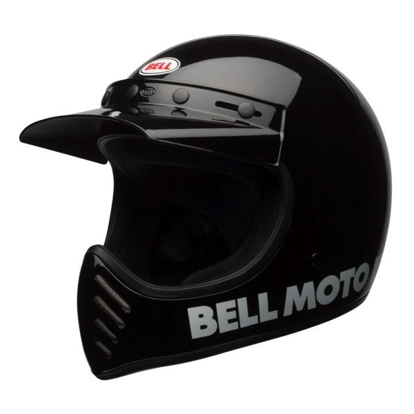 Integral Bell Moto-3 Classic Gloss Black Integral Bell Moto-3 Classic Gloss Black