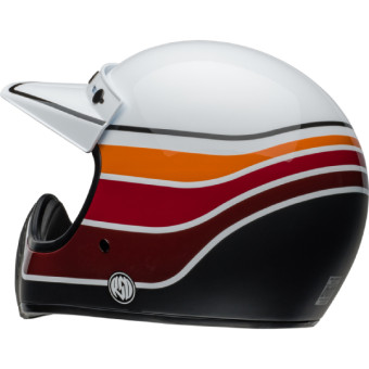 Bell Moto-3 RSD Saddleback Satin Gloss White Black