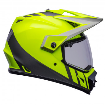 Bell MX-9 Dash Hi-Viz Yellow Grey