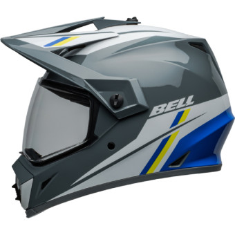 Bell MX-9 Adventure Mips Alpine Gloss Gray Blue