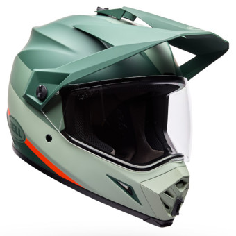 Casque Integral Bell MX-9 Adventure Mips Trail Green Orange