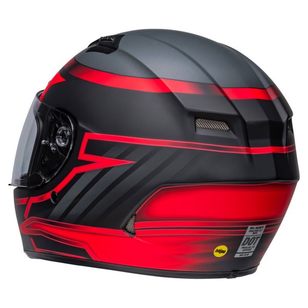 Bell Qualifier DLX Mips Raiser Matt Crimson