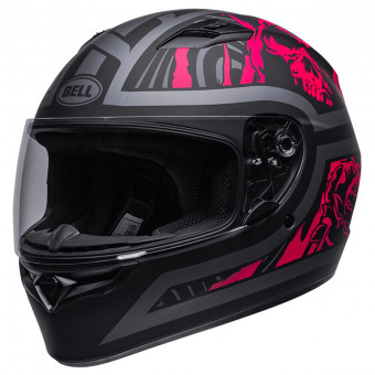 Integral Bell Qualifier Rebel Matt Black Pink