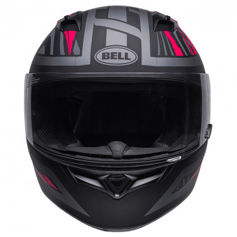 Bell Qualifier Rebel Matt Black Pink
