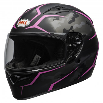 Integral Bell Qualifier Stealth Camo Matt Black Pink