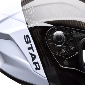 Bell Racestar Dlx Flex Strike Silver White