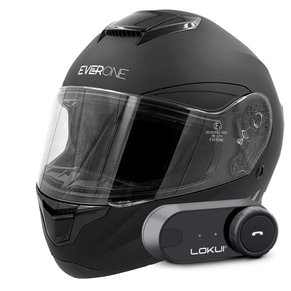 Integral Everone X92RS Matt Black + Kit Bluetooth Lokui K30 Integral Everone X92RS Matt Black + Kit Bluetooth Lokui K30