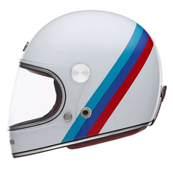 Casque Integral Exklusiv Duke 2 Nation White Blue Red