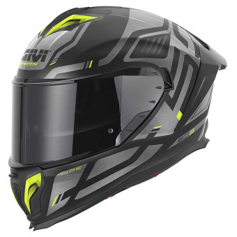 Integral Givi 50.3 Quasar Matt Black Titanium Yellow