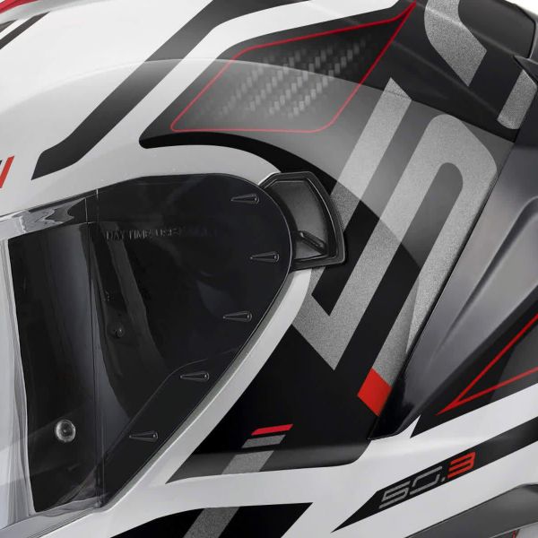 Givi 50.3 Quasar White Black Red