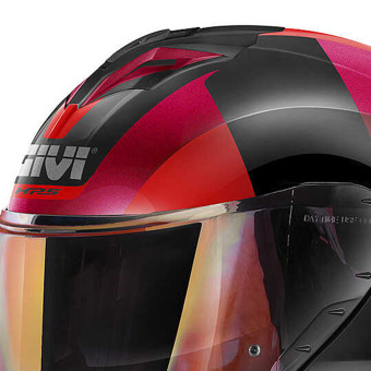 Givi 50.3 Vision Black Burgundy Red
