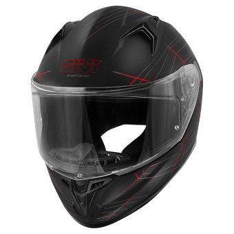 Integral Givi 50.7  Phobia Matt Black Red