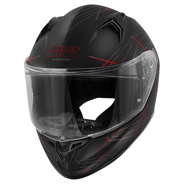 Integral Givi 50.7  Phobia Matt Black Red