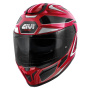 Casque Integral Givi 55.1 Zephir Bordeaux Black Silver Red