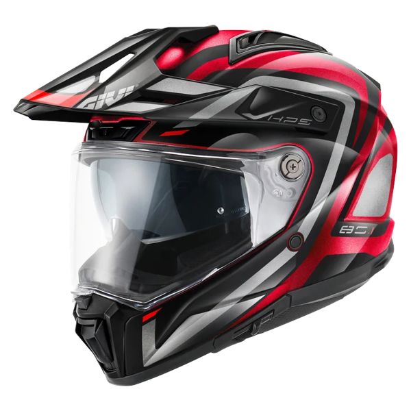 Integral Givi 80.1 Fiber Apex Black Titanium Red