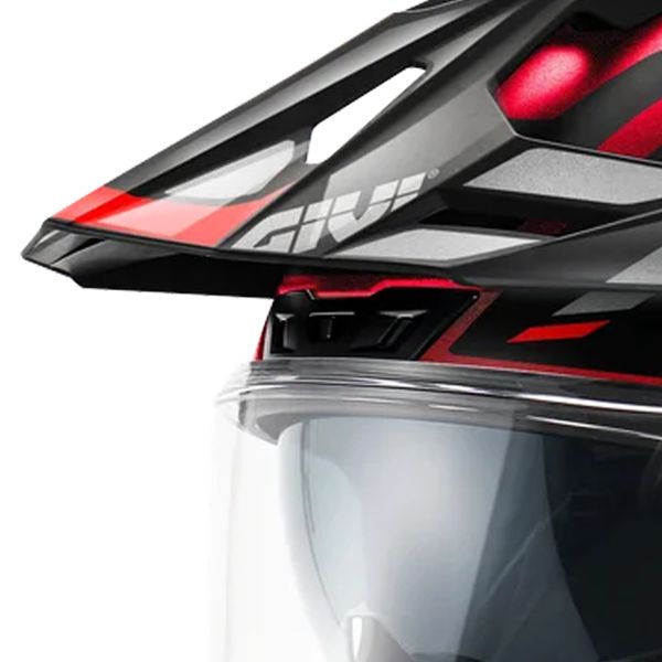 Givi 80.1 Fiber Apex Black Titanium Red