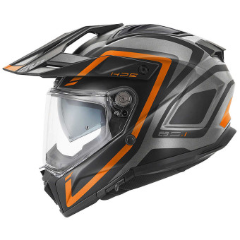 Givi 80.1 Fiber Apex Matt Titanium Black Orange