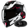 Casque Integral HJC C10 Aspa MC1 + Kit bluetooth 5R Lite