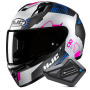 Casque Integral HJC C10 Aspa MC28SF + Kit Bluetooth BT Mini
