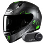 Casque Integral HJC C10 Aspa MC4SF + Kit Bluetooth Lokui K30