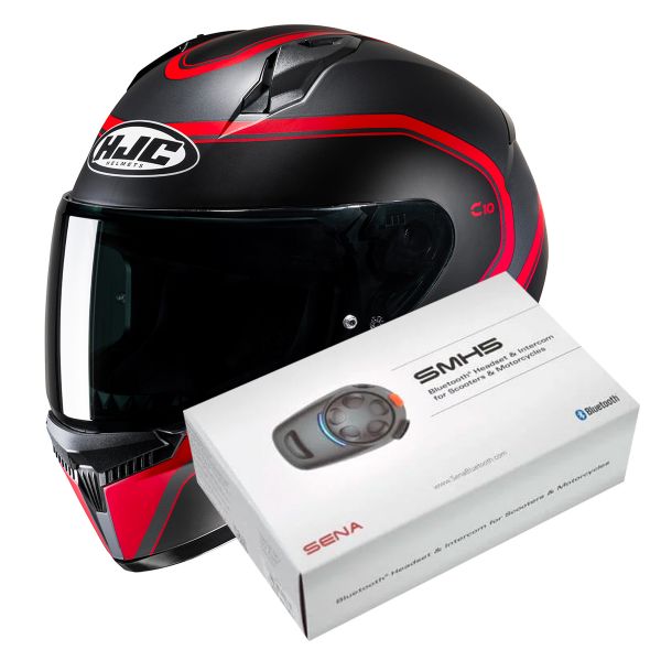 Integral HJC C10 Elie MC1SF + Kit Bluetooth SMH5 Solo