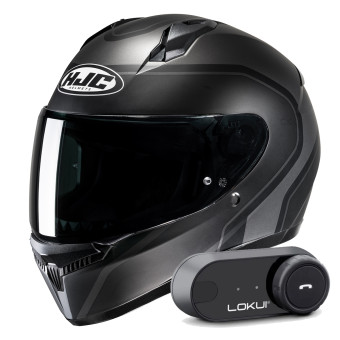 Integral HJC C10 Elie MC5SF + Kit Bluetooth Lokui K30