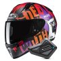 Casque Integral HJC C10 Fop MC7SF + Kit Bluetooth BT Mini