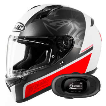 Integral HJC C10 FQ20 Fabio Quartararo + Kit bluetooth 5R Lite Solo