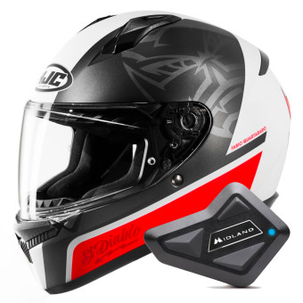 Integral HJC C10 FQ20 Fabio Quartararo + Kit Bluetooth BT Mini