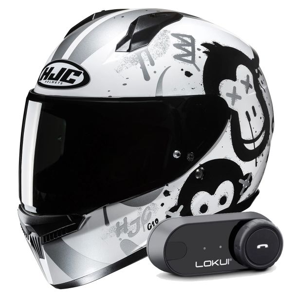 Integral HJC C10 Geti MC10 + Kit Bluetooth Lokui K30
