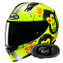 Casque Integral HJC C10 Geti MC3HSF + Kit bluetooth 5R Lite Solo