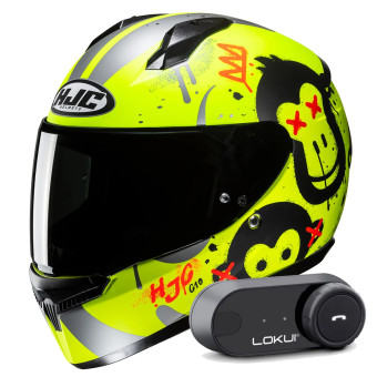 Integral HJC C10 Geti MC3HSF + Kit Bluetooth Lokui K30