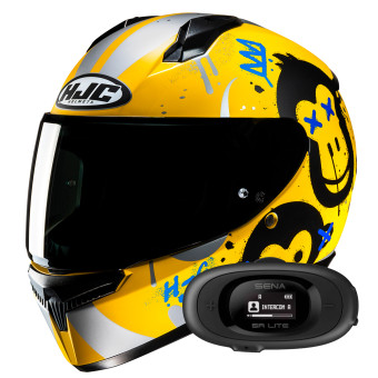 Integral HJC C10 Geti MC3SF + Kit bluetooth 5R Lite Solo