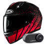 Casque Integral HJC C10 Haven MC1 + Kit Bluetooth Lokui K30