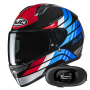Casque Integral HJC C10 Hiper MC21 + Kit bluetooth 5R Lite Solo