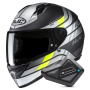 Casque Integral HJC C10 Hiper MC3HSF + Kit Bluetooth BT Mini