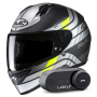 Casque Integral HJC C10 Hiper MC3HSF + Kit Bluetooth Lokui K30