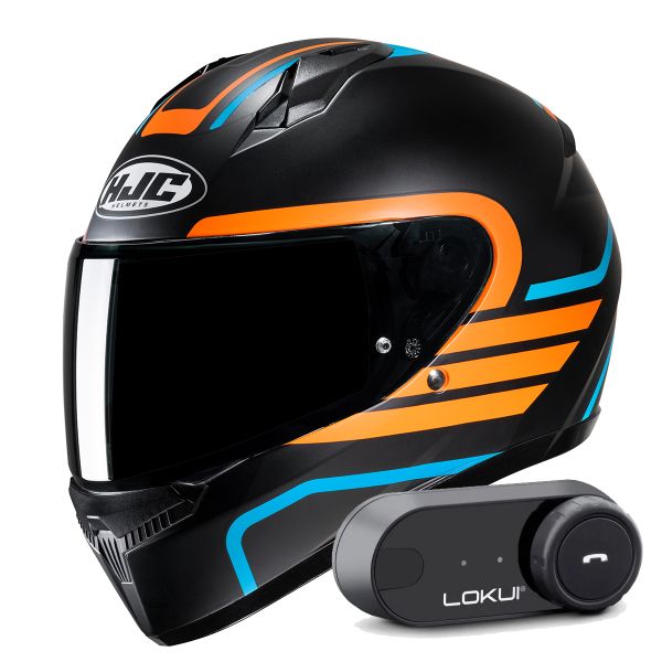 Integral HJC C10 Lito MC27SF + Kit Bluetooth Lokui K30