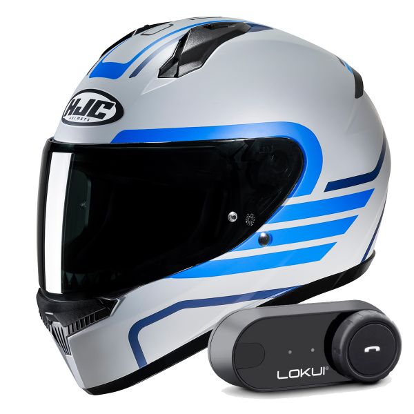 Integral HJC C10 Lito MC2SF + Kit Bluetooth Lokui K30