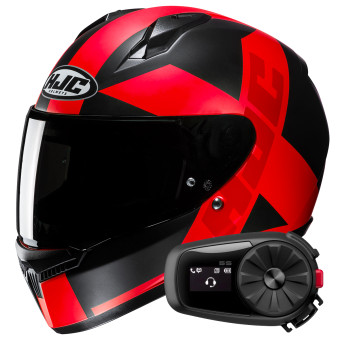 Integral HJC C10 Tez MC1SF + Kit Bluetooth 5S Solo