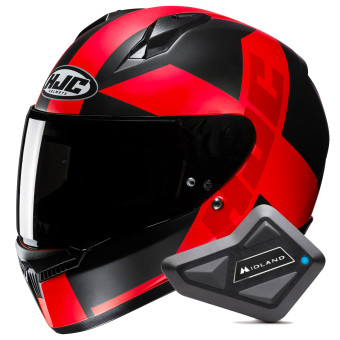 Integral HJC C10 Tez MC1SF + Kit Bluetooth BT Mini