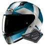 Casque Integral HJC C10 Tez MC2SF + Kit Bluetooth BT Mini