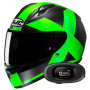 Casque Integral HJC C10 Tez MC4HSF + Kit bluetooth 5R Lite Solo