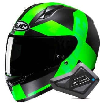 Integral HJC C10 Tez MC4HSF + Kit Bluetooth BT Mini
