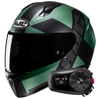 Integral HJC C10 Tez MC4SF + Kit Bluetooth 5S Solo