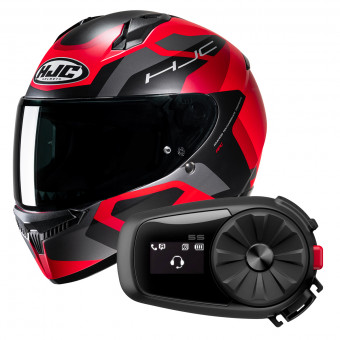 Integral HJC C10 Tins MC1SF + Kit Bluetooth 5S