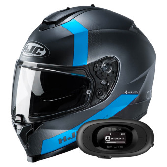 Integral HJC C70 Eura MC2SF + Kit bluetooth 5R Lite